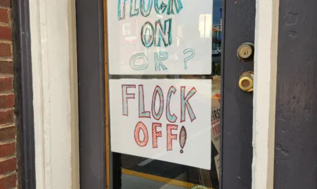 Commission candidates offer thoughts on Flock